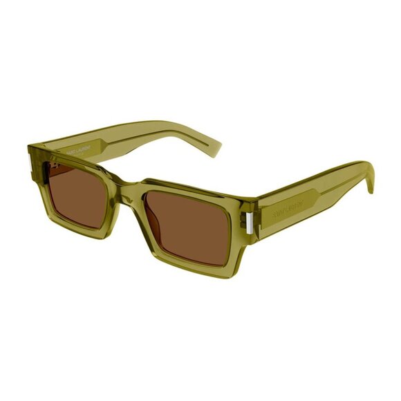 NEW SL572 008 SAINT LAURENT GREEN SUNGLASSES MEN EYEWEAR SL 572 008 - Picture 1 of 4